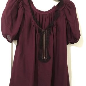 Zac Posen silk top